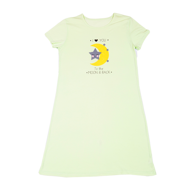 Рубашка ночная женская Фламинго, цвет: Салатовый , размер: XS, арт. 066-131И 066-131И фото