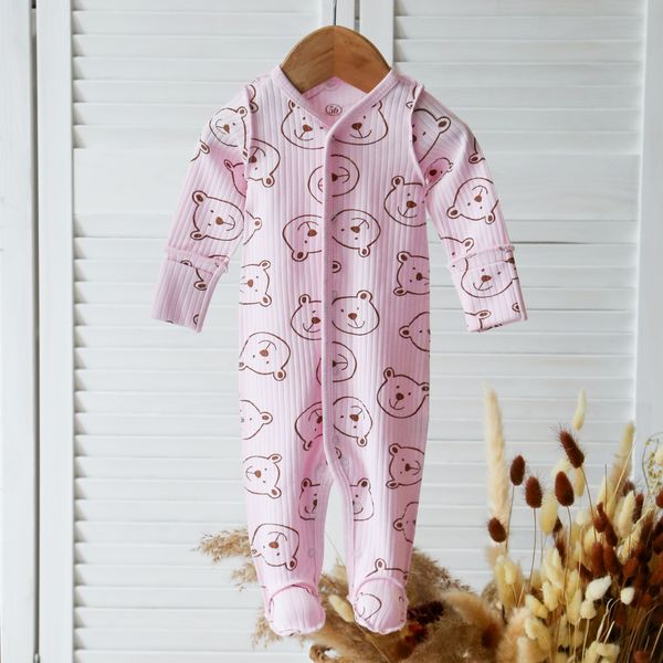 Baby overalls Flamingo, color: Pink, size: 56, sku 0563-221