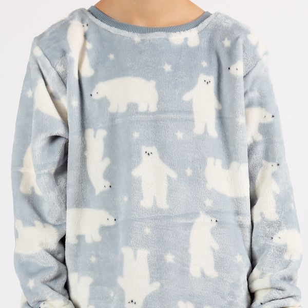 Children's terry set Flamingo Textil, color: Grey-blue , size: 98-104, sku 855-910 855-910
