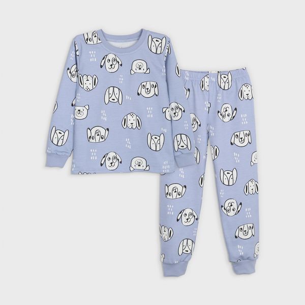 Children's pajamas Flamingo, color: Blue, size: 134, sku 329-092