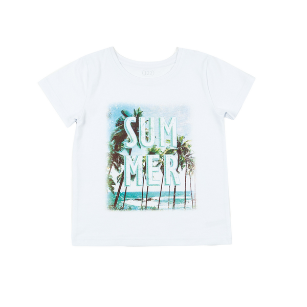 T-shirt for boys Flamingo White, size: 128, арт. 773-416