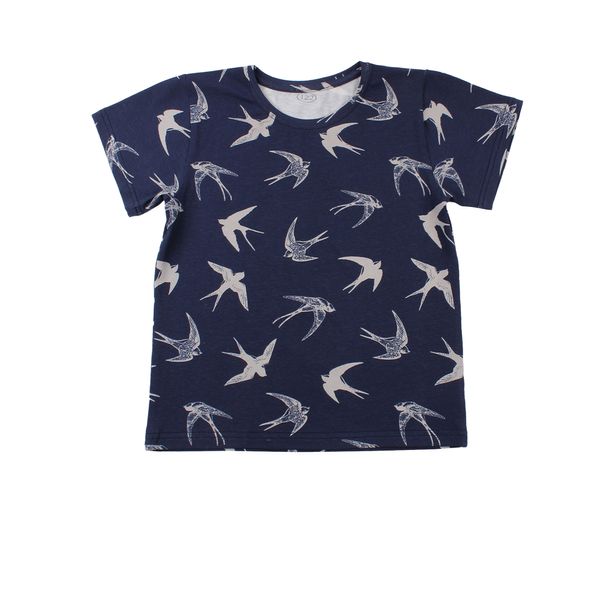 T-shirt for boys Flamingo, color: Blue, size: 152, sku 864-420К
