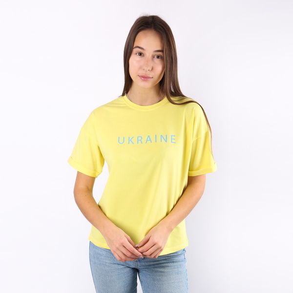 Women's T-shirt ZAVA Yellow, size: S, sku 032-417