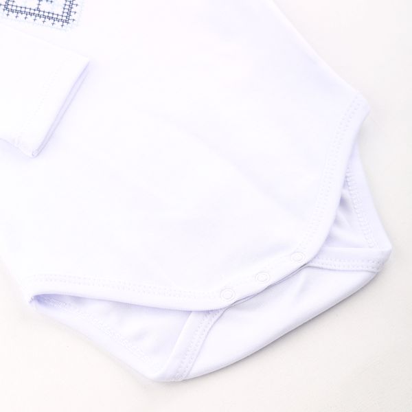 Боді Фламінго, колір: Білий, розмір: 68, арт. 105-204 105-204 фото