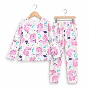 Girls pajamas Flamingo, color: Lactic, size: 98, sku 245-093 245-093