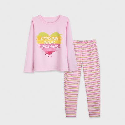 Pajamas for girls Flamingo Light pink, size: 116, sku 245-075