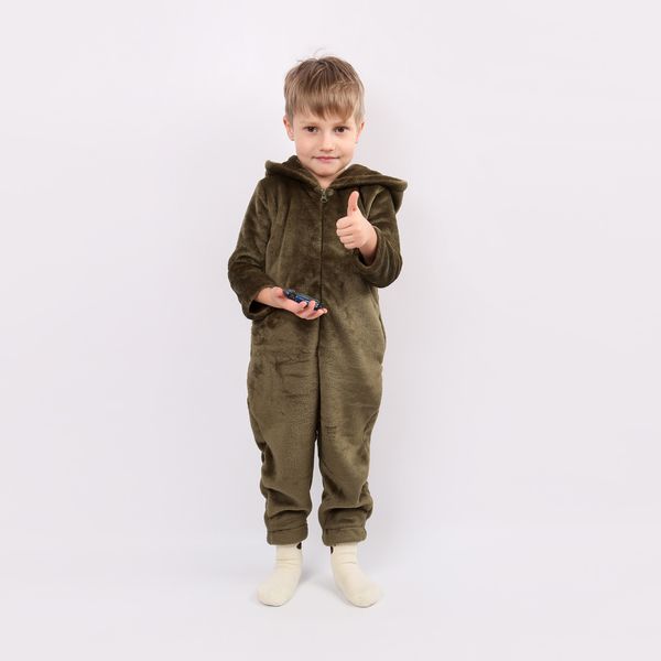 Kigurumi children's Flamingo Khaki, size: 98, арт. 779-909