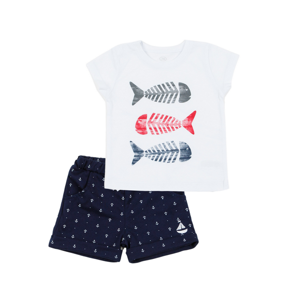 Set for boys Flamingo Dark gray, size: 74, art. 685-125-9