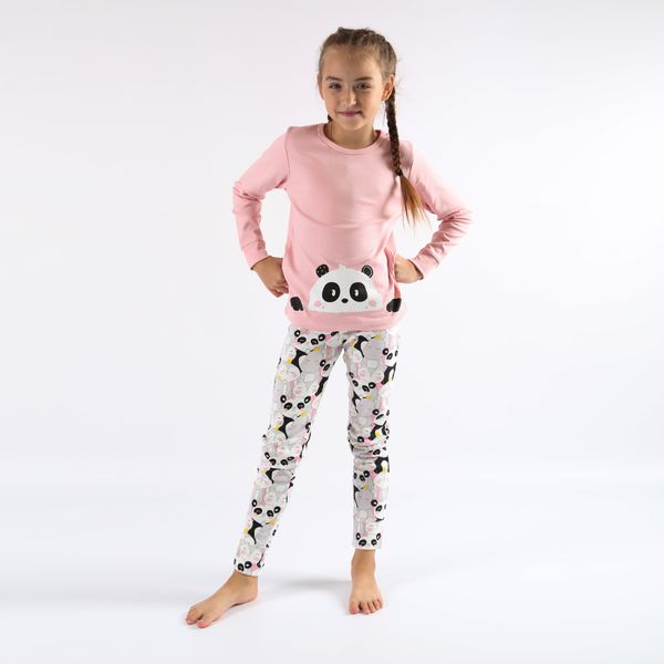 Flamingo pajamas for girls Powder, size: 122, sku 247-080