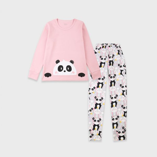 Flamingo pajamas for girls Powder, size: 122, sku 247-080
